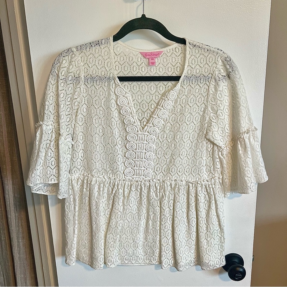 Lilly Pulitzer Eyelet Top